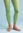Striped leggings in recycled polyamide - pea green/light lavender