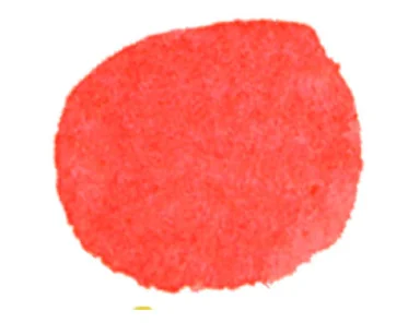 A blob of red watercolour.