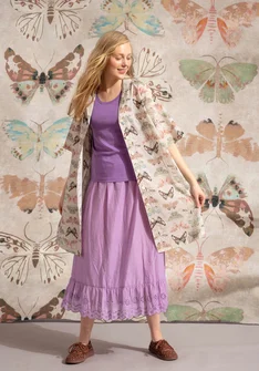 Webkleid „Fjäril“ aus Bio-Baumwolle - feder