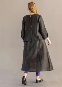 “Melody” organic cotton/silk blouse - agave