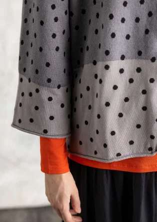 “Siv” recycled/organic cotton cardigan - black