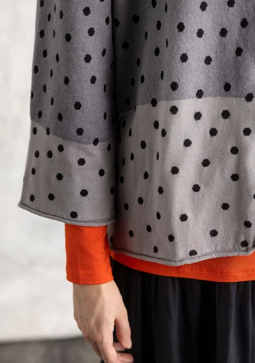 “Siv” recycled/organic cotton cardigan - black