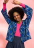 Gilet "Tulip" en coton biologique/recyclé (indigo XXL)