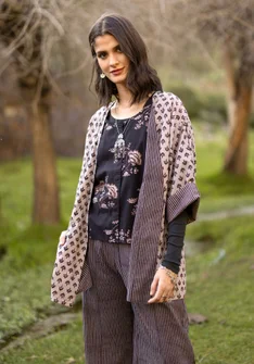 Kangaskimono ”Willow” ekopuuvillaa - kashish