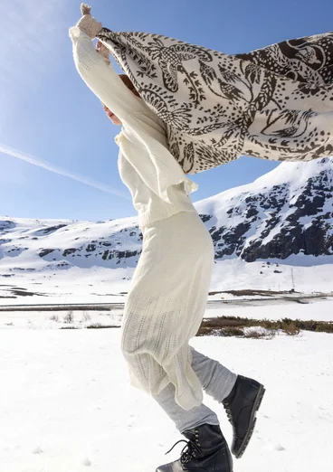 Cardigan "Forgetmenot" i alpakamiks - ubleget