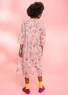 Geblümtes Kleid „Peace“ aus Bio-Baumwolle (hellpuderrosa L)