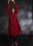 Robe en jersey de coton biologique/lin (grenade M)