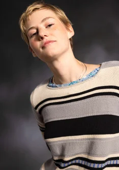 “Alfrida” recycled cotton sweater - heron