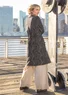 Robe "River" en jersey de coton biologique/modal (noir M)