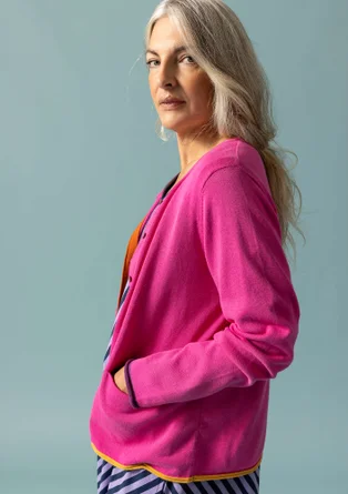 Vest van biologisch/gerecycled katoen - hibiscus