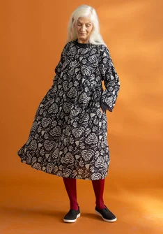 Kleid „Hedda“ aus Bio-Baumwollgewebe - svart0SL0mnstrad