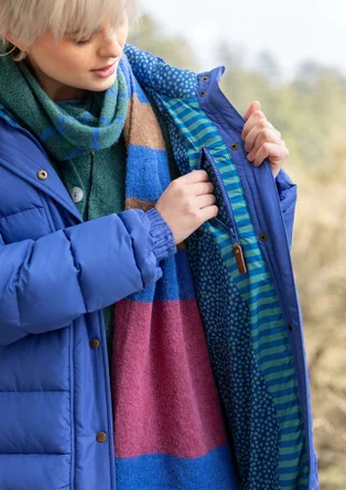 Doudoune longue en polyester recyclé/duvet - lupin
