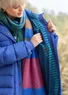 Daunenmantel aus Recycling-Polyester/Daunen (lupine L)