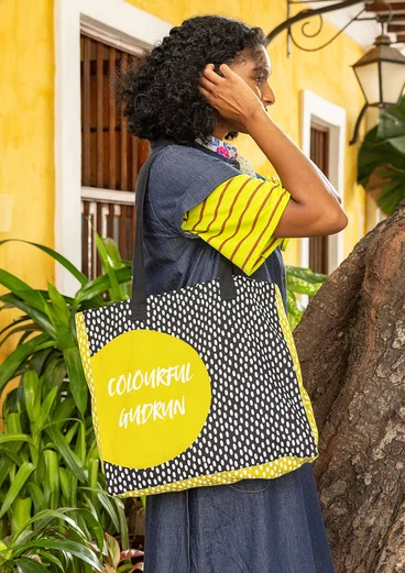 Sac "Nina" en coton biologique - noir