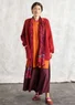 “Kelly” organic cotton scarf (parrot red One Size)