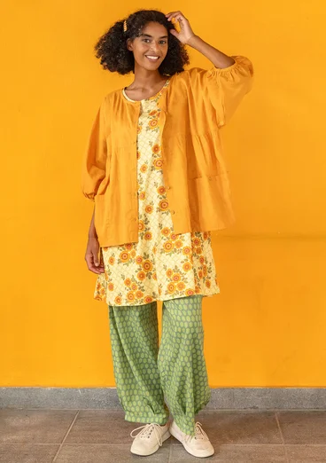 Robe "Rema" en jersey de coton biologique - rayon de soleil