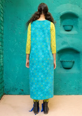 Jerseykleid „Sparkle“ aus Bio-Baumwolle - türkis