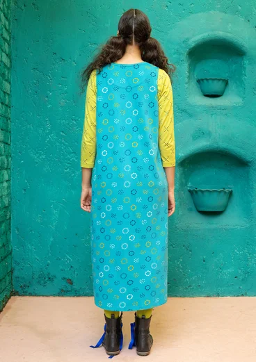 Jerseykleid „Sparkle“ aus Bio-Baumwolle - türkis