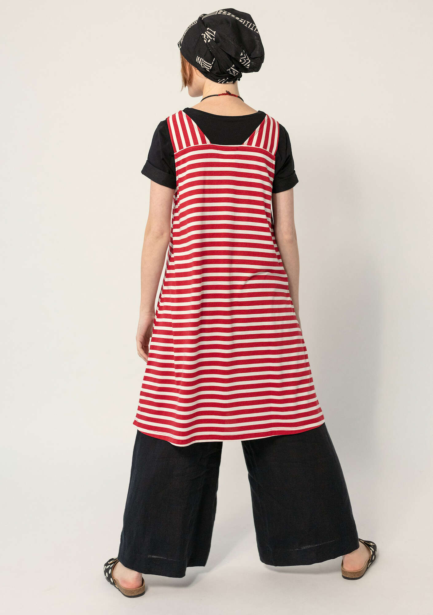 “Thread” jersey dress in organic cotton/modal poppy thumbnail
