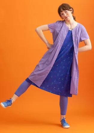 Robe en coton biologique tissé - jacinthe