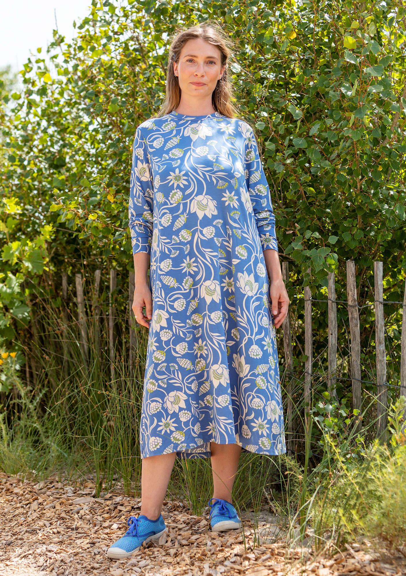 Kleid Protea flax blue