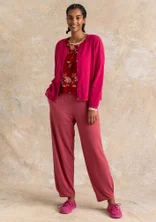 Jerseyhose aus Viskose/Elasthan - feige