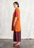 “Rut” woven viscose/linen tunic (henna XS)