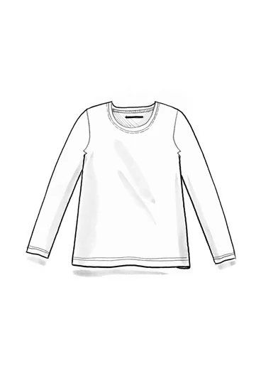 Jerseyshirt aus Bio-Baumwolle - schwarz