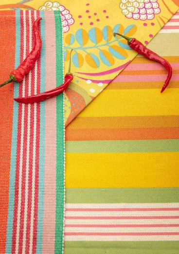 “Bolster” tablecloth in organic cotton - pineapple