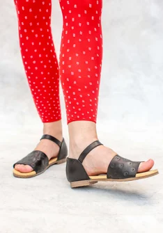 Sandal i nappa - svart