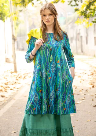 Jerseykleid „Polly“ aus Bio-Baumwolle/Modal - porzellanblau