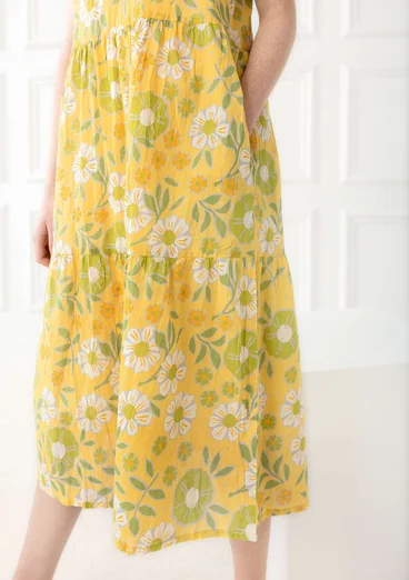 Robe "Bouquet" en coton biologique tissé - cytise