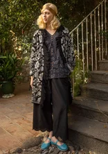 Strickjacke „Nectar“ aus Bio-Baumwolle - schwarz