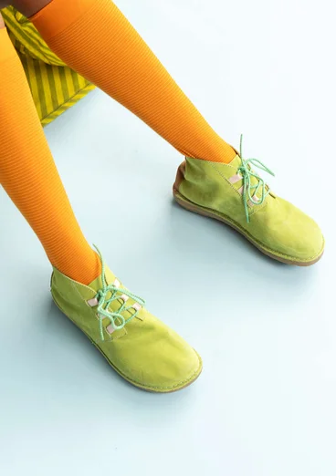 Desert boots en nubuck - pistache