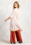 Geweven jurk  Lilly  van biologisch katoen halfgebleekt thumbnail