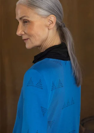 Tunique "Pedernal" en jersey de modal - bleu roi