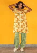 Trikotkjole «Rema» i økologisk bomull - solstråle