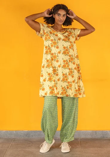 Robe "Rema" en jersey de coton biologique - rayon de soleil