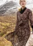 Gemustertes Kleid „Glänta“ aus Modal (röstkaffee L)