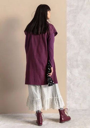 Vävd klänning i ekologisk bomull - allium