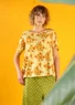 Top "Rema" en jersey de coton biologique (rayon de soleil S)