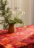 “Alaska Forest” tablecloth in organic cotton (poppy One Size)