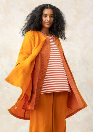 Bluse aus Leinengewebe - masala
