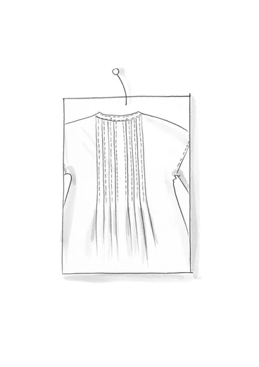 Robe "Serafina" en tissu de coton biologique - jacinthe