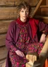 Trikotkjole «Rosebay» i lyocell/elastan (aubergine M)