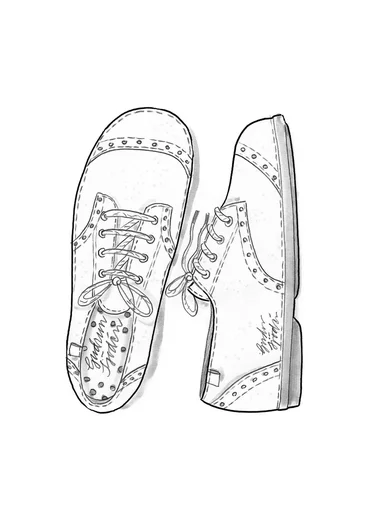 Nappa lace-ups - lupin