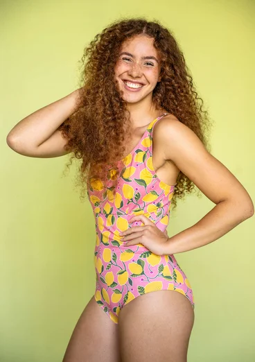 “Luisa” polyamide /elastane swimsuit - cherry blossom