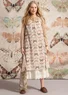 “Fjäril” dress in organic cotton (feather S)