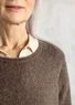 Favourite alpaca-blend sweater (light potato/melange L)