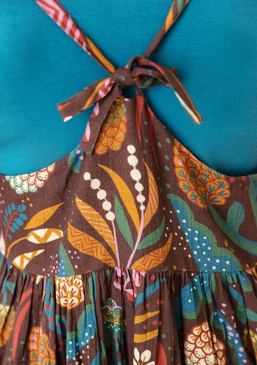 “Artichoke” woven organic cotton dress - mullberry